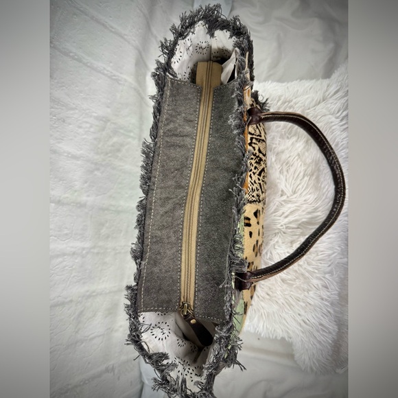 SOLDMyra‎ Bag Artemis Canvas & Hairon Bag S-5204 - Picture 4 of 14